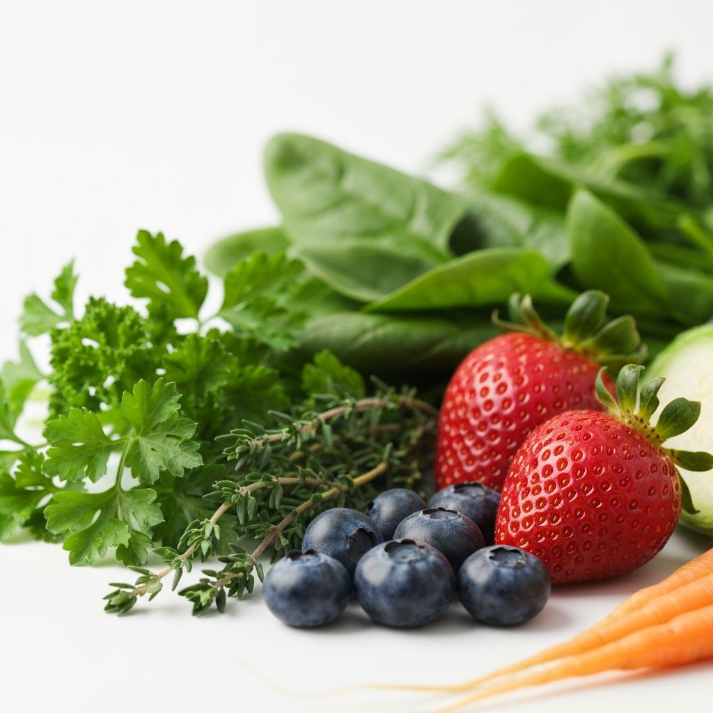 Přírodní ingredience a zdravá jídla